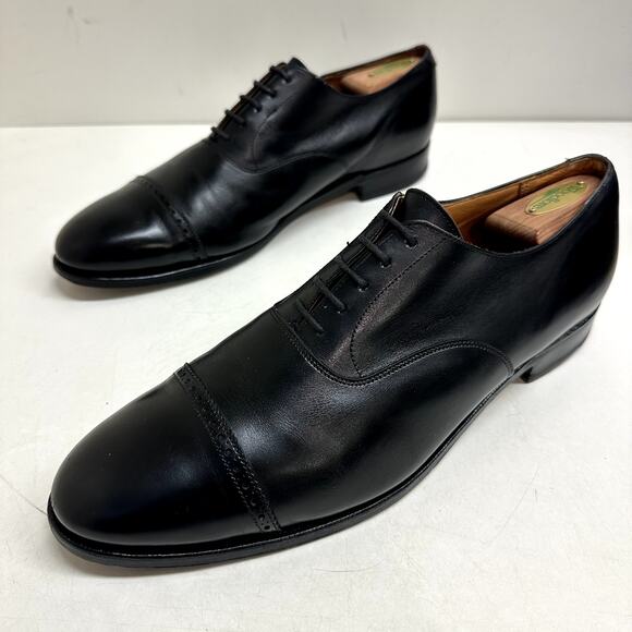 EXCELLENT Crockett & Jones x Polo Ralph Lauren Cap Toe Oxford UNWORN HEELS 11 E - Picture 6 of 15